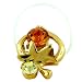 Golden Strawberry Studded Pugster Toe Ring