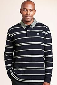 Blue Harbour Pure Cotton Striped Rugby Shirt