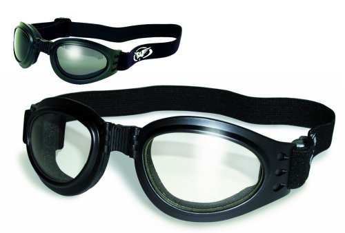 2 Adventure Motorcycle/aviator Goggles Googles Day Night Smoked and Clear