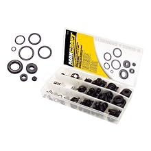 MAXCRAFT by MIT 7713 O-Ring and Rubber Grommet Assortment, 195-pc.
