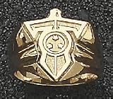 Tennessee Titans "Shoulder Logo" Men's Ring Size 10 1/2 - 10KT Gold Jewelry