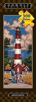 Assateague Lighthouse 300pc 8x24 Tall Jigsaw Puzzle by Eric Dowdle