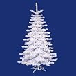 10' Crystal White Medium Artificial Christmas Tree - Unlit