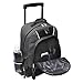 17 Inch Gray Wheeled Bookbag / Rolling Student School Backpack