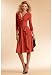 Apparel : Chadwicks Ruffle Wrap Shaper Dress