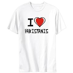 I Love Pakistanis L�nder Herren T-Shirt (Wei�, Gr��en X-Small - XXX-Large)