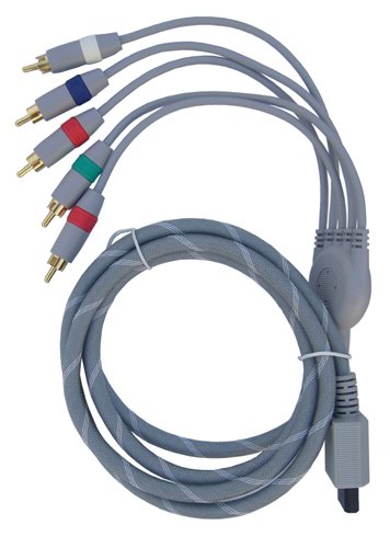 High Definition AV Component Cable for Nintendo Wii (6FT)