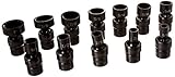 Grey Pneumatic (1612U) 3/8' Drive 12-Piece 12-Point Standard Fractional Universal Socket Set [並行輸入品]