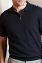 Collezione Cotton Rich Plain Polo Shirt with Cashmere [T30 -3945c-S-LCTB]