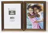 BURNES HOME ACCENTS 1151H2 "INTERCRAFT" TABLETOP FRAME 5"x7" - GOLD (PACK OF 3)