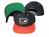 Philadelphia Flyers Black/Orange Two Tone Snapback Adjustable Plastic Snap Back Hat / Cap