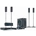 Panasonic SC-PT954 900W 1080p DVD Home Theater System with Kelton Subwoofer, iPod Universal Dock and Wireless Rear Speaker (Front/Rear Speaker Stands Included)