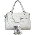 Tassel & Chain Shoulder Bag White