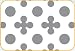 Cake Decorating Stencil Grill: Circle and Clover Design, SPECIAL BUY: IMPERFECT EDGES...