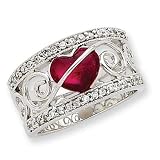 Saved Heart Purity Ring