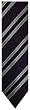Men's Donald J. Trump Necktie Neck Tie Signature Collection Purple, Silver and Black