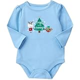 GYMBOREE(ジンボリー) メリーボディスーツ アイシーブルー ロンパース長袖 18～24ヶ月【並行輸入】