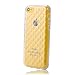 Etui Le Bon (tm) Case for Iphone 5c. Cover for Iphone 5c . Criss Cross Patern Clear Transparent. Subtle Diamond pattern in Silicone