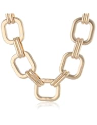 Kenneth Cole New York "Modern Lucite" Square Link Necklace, 19"
