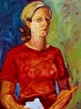 Custom Order #H3-3LP - Oil on Canvas - Custom Painting of The Person You Love - For 1 Person of Customer's Choice - Style: Expressionism - with Signature Text 