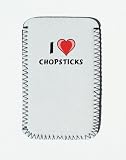 iPhone Case with I Love Chopsticks - Custom iPhone Holder