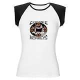 Thumbnail image for Help Fight Zombie Monkeys Women’s Cap Sleeve T-Sh Funny Women’s Cap Sleeve T-Shirt by CafePress