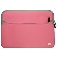 Dell Laptop 17 inch Pink sleeve case for Dell Inspiron i17R-2617MRB Dell Studio s1747-2839CBK + SumacLife TM Wisdom Courage Wristband