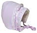 Lavender Velour Bonnet.