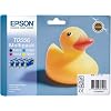 Epson T055640 original multipack comprising T0551 black T0552 cyan blue T0553 magenta red T0554 yellow for Stylus Photo R240/RX420/RX520