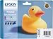 Epson T055640 original multipack comprising T0551 black T0552 cyan blue T0553 magenta red T0554 yellow for Stylus Photo R240/RX420/RX520