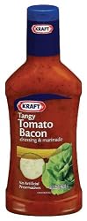 Kraft Tangy Tomato Bacon Catalina Dressing & Marinade, 16-Ounce Plastic Bottles (Pack of 6)