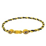 Green Bay Packers Titanium (Double Braid) Core Sport Necklace