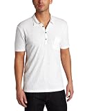 7 For All Mankind Mens Printed Slub Polo