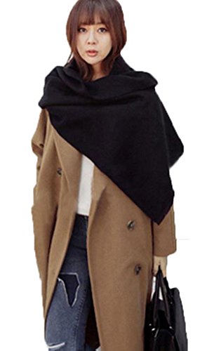 (ドチィン)DaoCheng ウールコート ロング丈 無地 ダブルブレスト スーツネック ウールコート トレンチコート レディース 秋 冬 ゆったり 着痩せ 体型カバ― ウール チェスターフィールドコート 防風 保温性 ラシャ アウター通勤 通学 トレンチコート 韓国風 ファッション エレガント