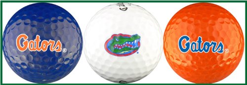 University Of Florida Gators Ncaa College Sports Golf Balls 3 Piece Gift Set