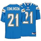 LaDainian Tomlinson San Diego Chargers #21 Authentic Reebok NFL Football Jersey – New 2007 Design (P