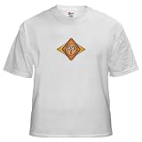 Aries Triangles Cool White T-Shirt by CafePress