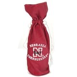 Nebraska Cornhuskers 14 NCAA College Velvet Wine Bag - NCAA College Athletics