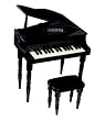 Stunning 'Baby' Baby Grand Toy Piano - 20-In Tall - Black
