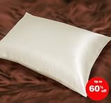 100 19 Momme Charmeuse Silk Pillowcase ivory 50 Cm X 75 Cm Rrp £35