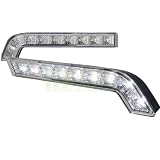 2010-up Ford Mustang GT Daytime Running Light Clear Lens and White Led by Instyleparts