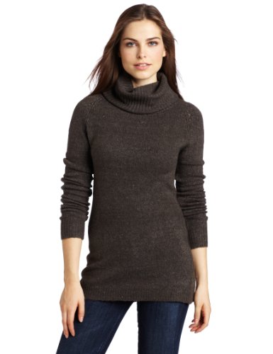 Velvet Women's Sade Boucle Turtleneck Tunic, Fallow, Petite
