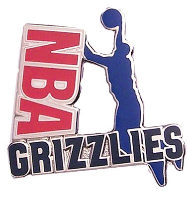 Memphis Grizzlies NBA Dunk Pin