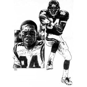 <b>Randy Moss Minnesota Vikings 16 x 20 Lithograph</b>