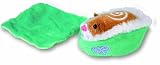 Giochi Preziosi - 86646 - GPF2803 - Zhu Zhu Pets - Peluche Interactive - Lit avec Couverture - Turquoise