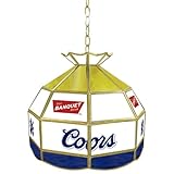 Coors Banquet Stained Glass Tiffany Lamp - 16 inch diameter (fls)