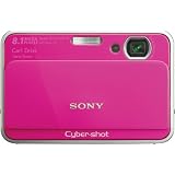 Buy Sony Cybershot DSC-T2 8MP Digital Camera with 3x Optical Zoom (Pink) by Sony