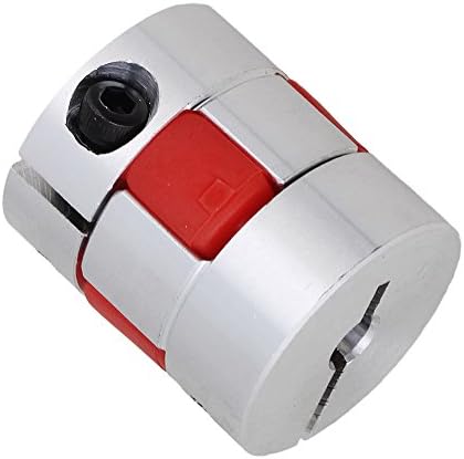 CNBTR D25L30 CNC Plum Coupling Shaft Coupler Compensate for Radial 5 x 8mm