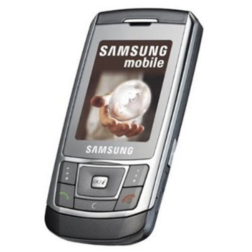 Samsung D900i - Unlocked QuadBand Cellular Phone - 3.2MP Camera - International Version with No Warranty (Black)