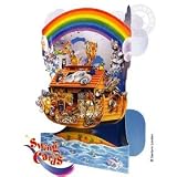 Santoro Graphics Swing Card / Greeting Card - Noah's Ark - SC35